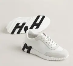 【新品未使用品】HERMES エルメス スニーカー デア ホワイト　バウンシングのサムネイル