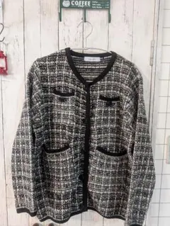 PoshAlma ノーカラージャケット Fサイズ