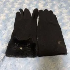 アンテプリマ　手袋　猫　ブラックのサムネイル
