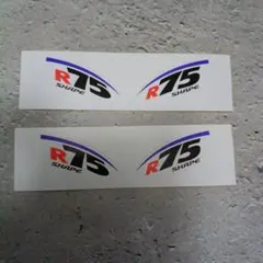 アライ Arai　R75 SHAPE シールドステッカー　2セット非売品　新品のサムネイル