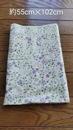 花柄プリント生地 約55cm×102cm