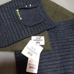 ユニクロ✕ANYA HINDMARCH　新品 マフラー 　ヒートテックマフラー