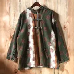 vintage コットンアノラックパーカー ミッチェルカモ スノーカモ 