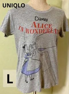 UNIQLO アリス・イン・ワンダーランド Tシャツ 不思議の国のアリスLサイズ
