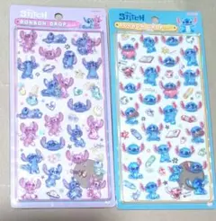 スティッチ ボンボンドロップシール 2枚セット