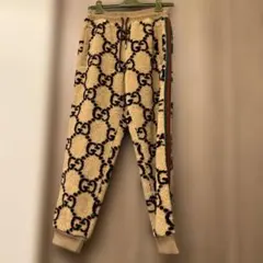 adidas GUCCI ロゴプリント ジョガーパンツ XS 購入時レシートあり 