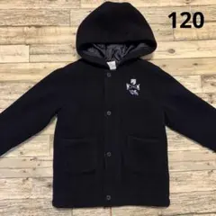 タルティーヌエショコラ コート ウール 濃紺 フォーマル 120サイズ