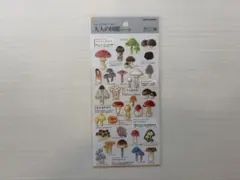 カミオジャパン　ビジュアルコレクション大人の図鑑シール　きのこ編