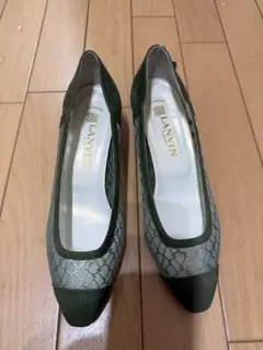 LANVIN グリーン パンプス 5のサムネイル