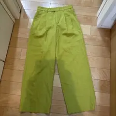 GU ライムグリーン パンツ Mサイズ
