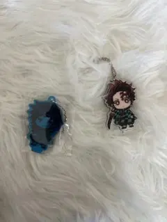 鬼滅の刃　ここみえ　アクリルフィギュア　炭治郎、富岡義勇　セット