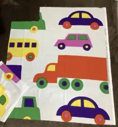 マリメッコ　ファブリック　Bo Boo 大柄　生地　はぎれ　ハンドメイド残り