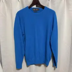 y050601 gim ニットセーター　L　カシミヤ100%　無地　シンプル高級のサムネイル