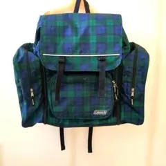 【美品】コールマン　トレックパック　リュック　42-50L　修学旅行　チェック