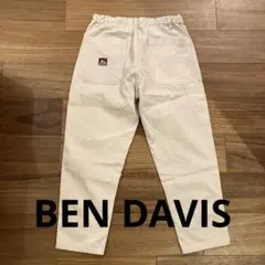 【BEN DAVIS】オフホワイト アクティブリラックステーパードパンツ Mのサムネイル