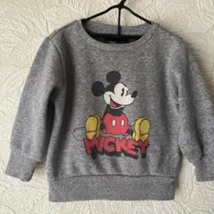 Disney ミッキーマウス　トレーナー　18M 裏起毛