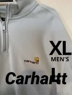 carhartt カーハート ライトブルー ハーフジップ ジップアップトレーナー
