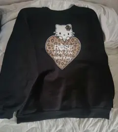 即購入OK☆ROSE FAN FAN x Hello Kitty トレーナー