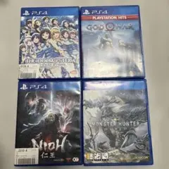 PS4 ゲームソフト 4本セット