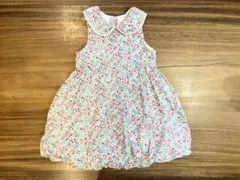 SENSE OF WONDER リバティ ノースリーブワンピース 110cm