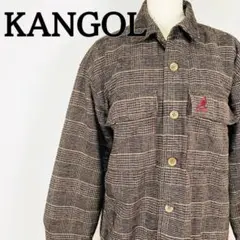 KANGOL　カンゴール　ジャケット　コート　ブルゾン　チェック　グレー　M