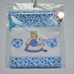 マロンクリーム 巾着 ブルー Sサイズ