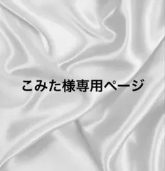 こみた様専用ページ