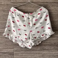 LOFT◎ルームウェア ハーフパンツ フリルショートパンツ M 美品