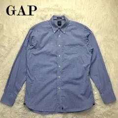 OLD GAP 00s ギンガムチェック ボタンダウンシャツ クラシックフィット