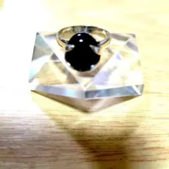 オニキス　リング　指輪　Silver925
