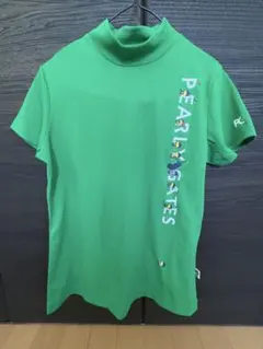 PEARLY GATES モックネックシャツ グリーンのサムネイル