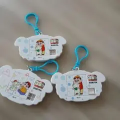 シロ　クレヨンしんちゃん　スライドパズル　キーホルダー　3つセット