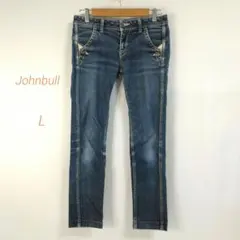 Johnbull スタッズデニムパンツ L相当 ジョンブル