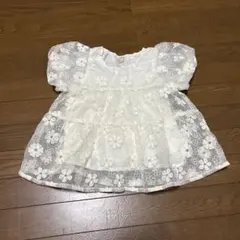 petit main 花柄チュニック 110