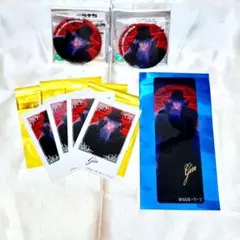 ジン　名探偵コナン　黒の組織　黄昏時ver.　ブロマイド　缶バッジ　特典　箔押し