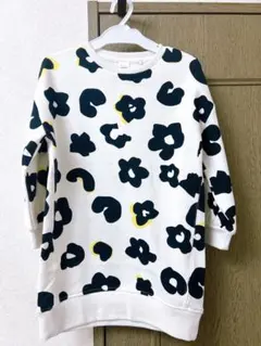新品タグ付き♡next 花柄風　ワンピース 裏起毛　7yrs