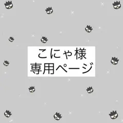 こにゃ様 専用ページ