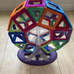 Jasonwell マグネットブロック 知育玩具 観覧車 車輪付きのサムネイル