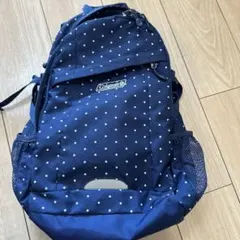 Coleman ネイビー・ドットリュック