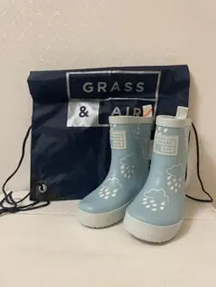 ぼんちゃん様専用　子ども 色が変わる長靴 レインブーツ Grass & Air