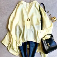 miho.k様専用 TOMORROWLAND.B シルクツイルタックシャツ - メルカリ