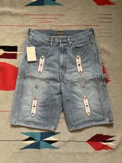 KAPITAL 14ozデニムショートパンツ（スタッズリメイク） 34 新品