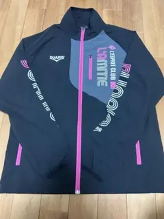 DUARIG スポーツクラブ ジャケット 黒・ピンク