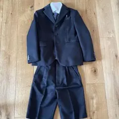 美品✳︎yin&yang 子供用ブラックストライプ スーツ 120cm