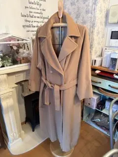 Max Mara 白タグ ファー襟 ロングコートマックスマーラ ミンク - メルカリ