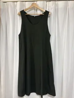 UNIQLO ブラッシュドジャージージャンパースカート