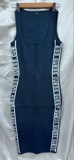 GUESS ワンピース　濃グリーン　S ニット素材のサムネイル