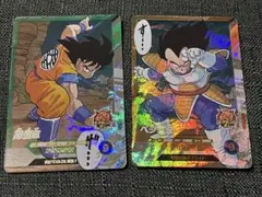 ドラゴンボールスーパーダイバーズ　孫悟空　ベジータ　SR 40th