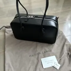 メゾンカナウ　MAISON CANAU ハンドバッグ ブラックのサムネイル