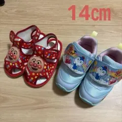 まとめ売り★14㎝ 女の子　アンパンマン　サンダル　スニーカー